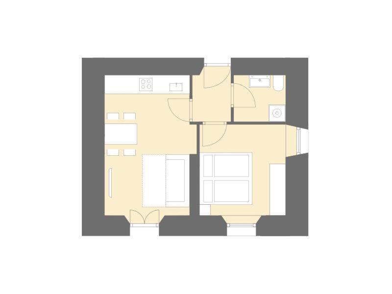 بريسّانوني Residence Traube الغرفة الصورة